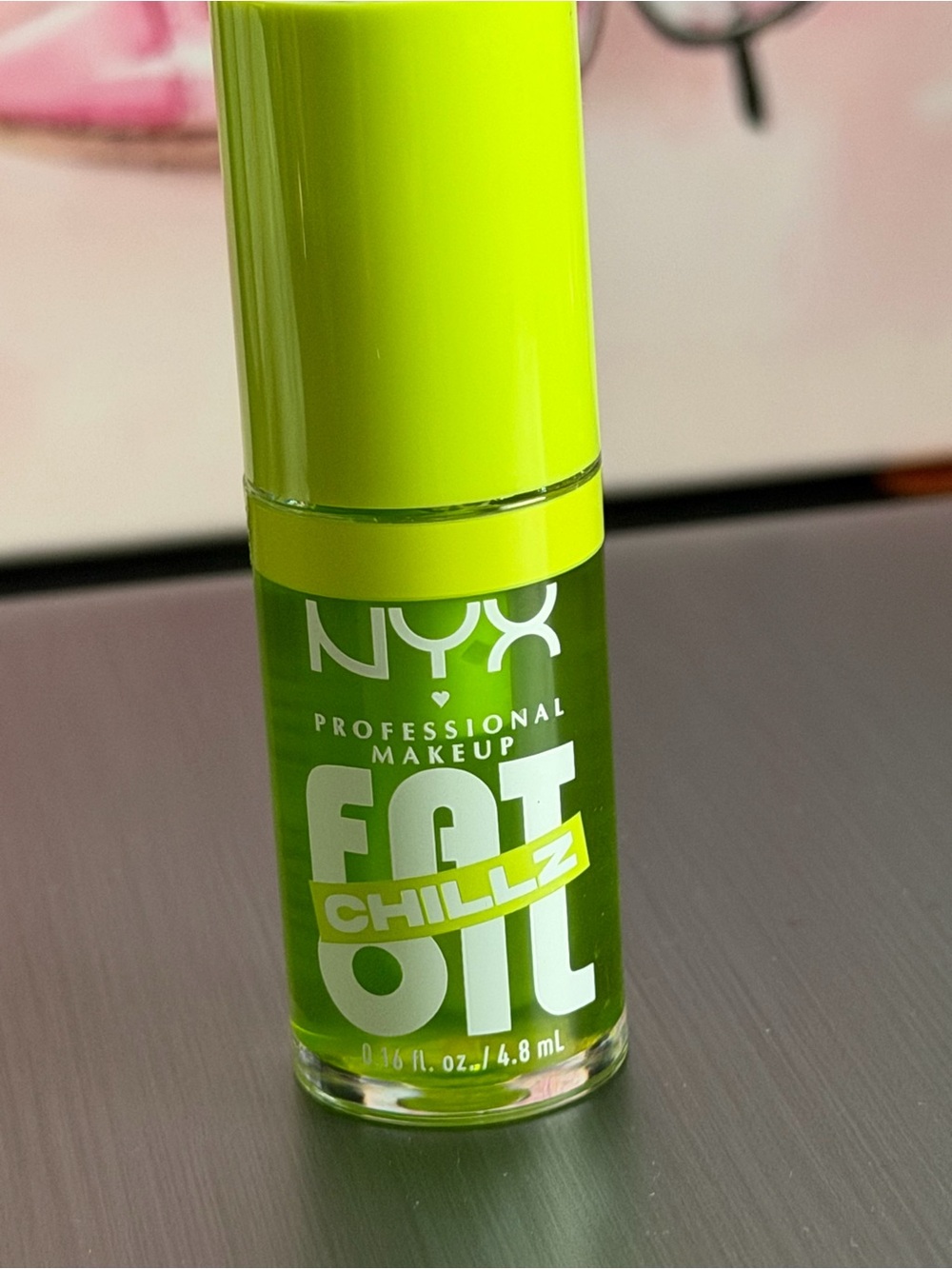 NYX Cooling Lip Oil in Neon Green